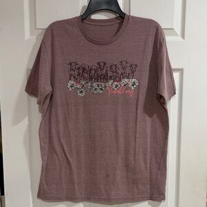 Purple Rural Ling T-Shirt - Has some stains